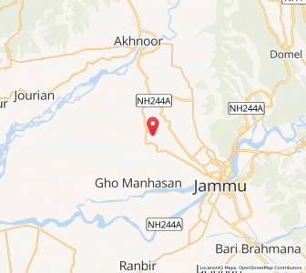 Map of Lador, Kashmir