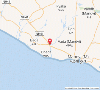 Map of Laeja, Gujarat