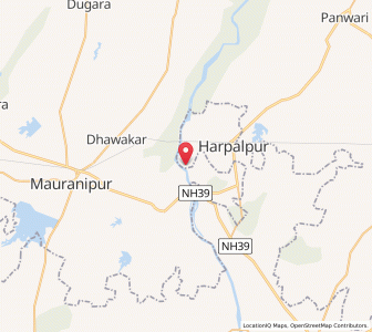 Map of Lahadra, Uttar Pradesh