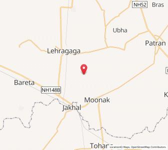 Map of Lahail, Punjab