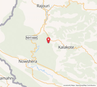 Map of Lahei, Kashmir