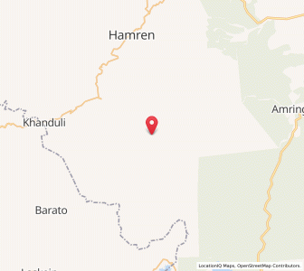 Map of Laher, Assam