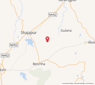 Map of Lahori, Madhya Pradesh