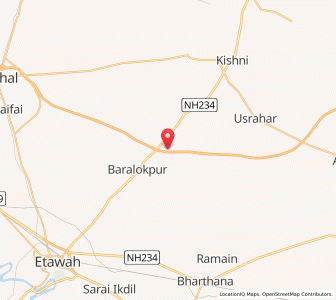 Map of Lahoripura, Uttar Pradesh