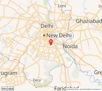 Map of Lajpat Nagar, NCT