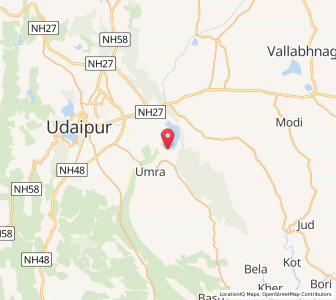 Map of Lakarwas, Rajasthan