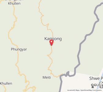 Map of Lakhan Khuman, Manipur