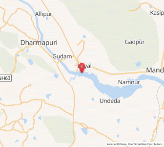 Map of Lakshettipet, Andhra Pradesh