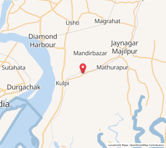 Map of Lakshmikantapur, West Bengal