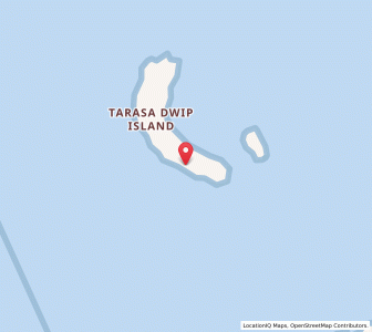 Map of Laksi, Andaman and Nicobar Islands