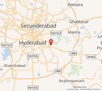 Map of Lal Bahadur Nagar, Andhra Pradesh