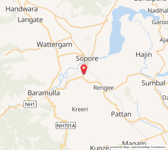 Map of Lalad, Kashmir