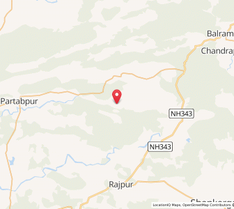 Map of Lalanti, Chhattisgarh