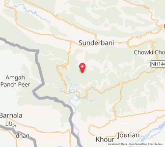 Map of Lale Parar, Kashmir