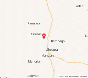 Map of Lalera, Rajasthan