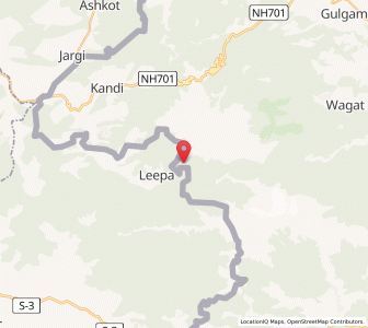 Map of Laliwali Pathra, Kashmir
