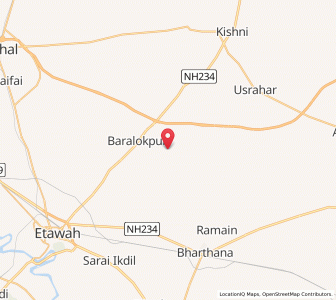 Map of Lalju ka Nagla, Uttar Pradesh