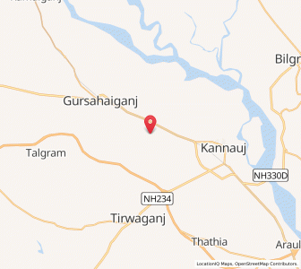 Map of Lalju Purwa, Uttar Pradesh
