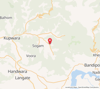 Map of Lalpor, Kashmir