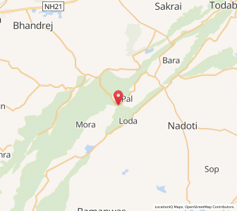 Map of Lalsar, Rajasthan