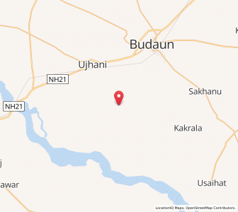 Map of Lalua Nagla, Uttar Pradesh