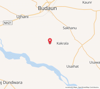 Map of Lalupur, Uttar Pradesh