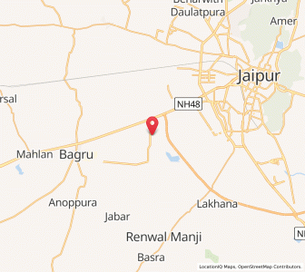 Map of Lalya ka Bas, Rajasthan