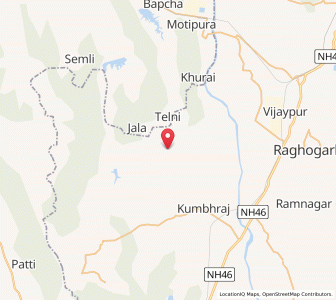 Map of Lamakhera, Madhya Pradesh