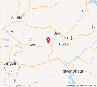 Map of Lamakho, Rajasthan