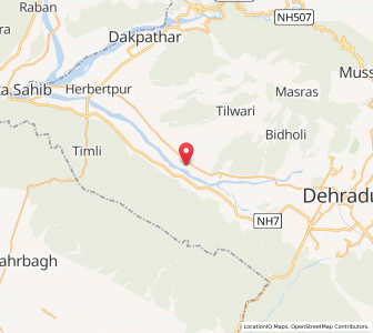 Map of Lamanipur, Uttarakhand