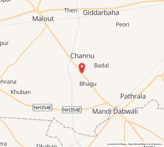 Map of Lambi, Punjab