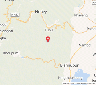 Map of Lamdanmai, Manipur