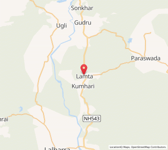 Map of Lamta, Madhya Pradesh