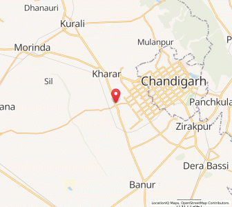 Map of Landran, Punjab