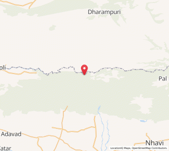 Map of Langadia Amba, Madhya Pradesh