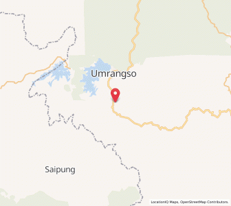 Map of Langklam, Assam