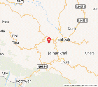 Map of Languri, Uttarakhand