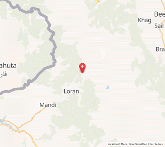 Map of Lanji Bhurji, Kashmir