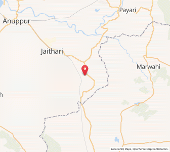 Map of Lapata, Madhya Pradesh