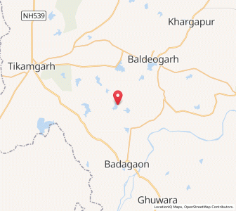 Map of Lar Banjariya, Madhya Pradesh