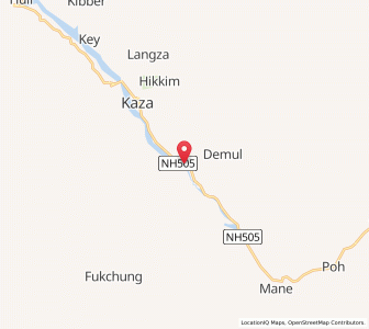 Map of Lara, Himachal Pradesh