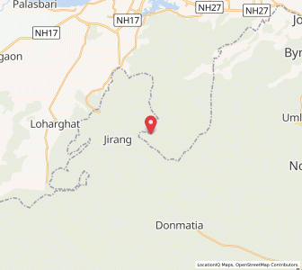 Map of Larmare, Assam