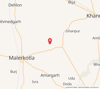 Map of Lasoi, Punjab