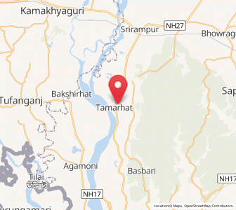 Map of Latabari, Assam