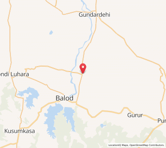Map of Latabor, Chhattisgarh