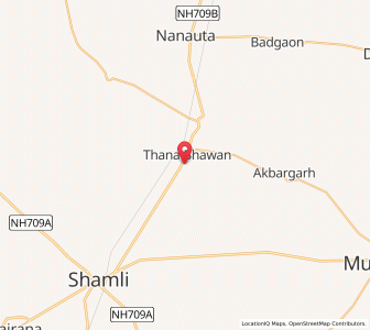 Map of Latifgarh, Uttar Pradesh