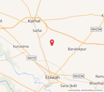 Map of Latupur, Uttar Pradesh