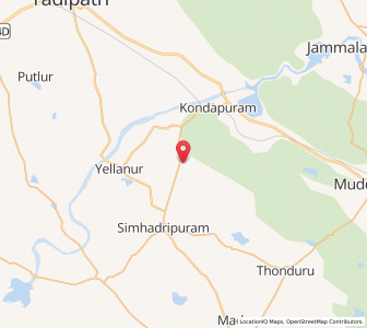 Map of Lavanuru, Andhra Pradesh