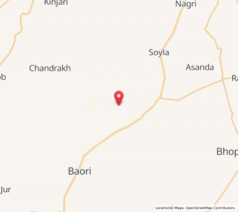 Map of Lavera Kalan, Rajasthan