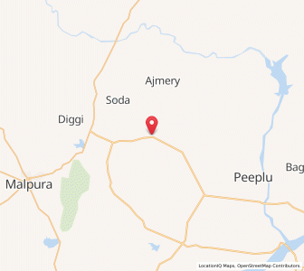 Map of Lawa, Rajasthan